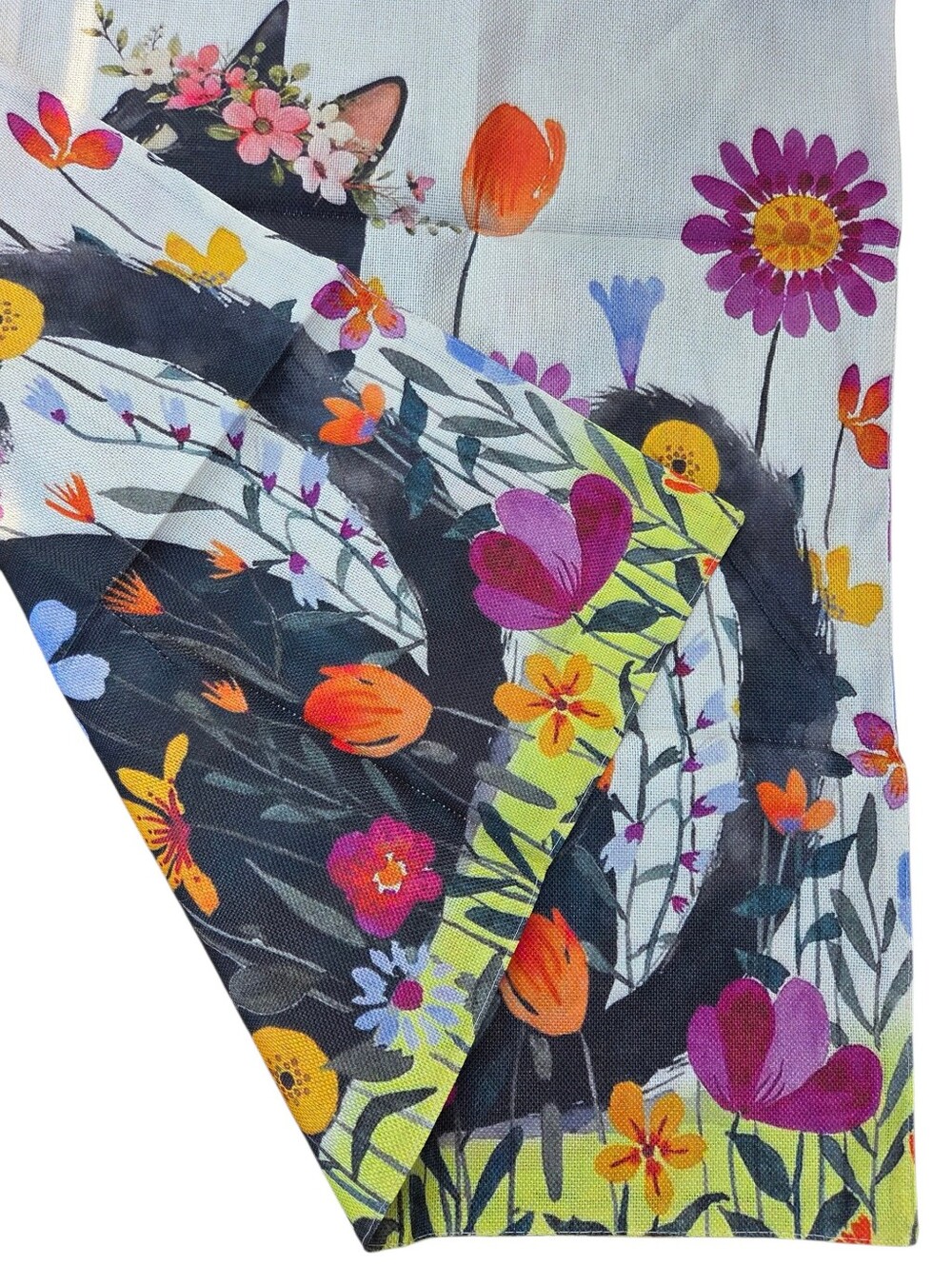 X-Large 28" x 40" Spring Cat House Flag - Picture 2 of 4